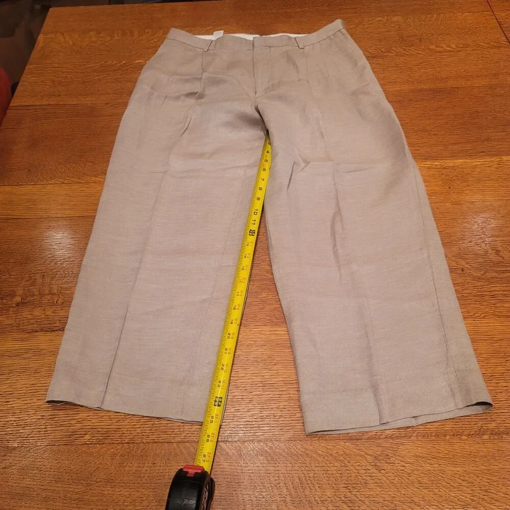 Perry Ellis Lyocell Linen Blend Men's Pants 38X32